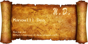 Manowill Dea névjegykártya